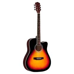 Акустическая гитара Phil Pro AS-4104 3TS - характеристики и отзывы покупателей.