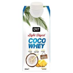 Протеиновый напиток QNT Coco Whey Light Digest 330 мл Ананас/натуральный кокос - характеристики и отзывы покупателей.