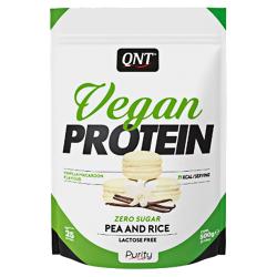 Протеин QNT Vegan 500 г ваниль/макарун - характеристики и отзывы покупателей.