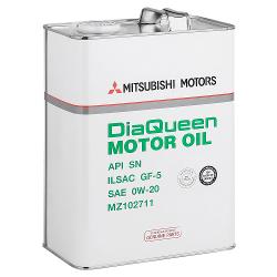 Моторное масло MITSUBISHI DiaQueen 0W-20 SN/GF-5 - характеристики и отзывы покупателей.