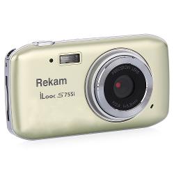 Компактный фотоаппарат Rekam iLook S755i шампань - характеристики и отзывы покупателей.
