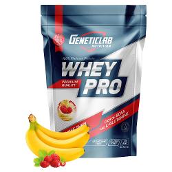 Протеин сывороточный Geneticlab Nutrition Whey Pro 100% банан-земляника 1000 г/33 порции - характеристики и отзывы покупателей.