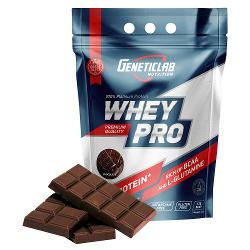 Протеин сывороточный Geneticlab Nutrition Whey Pro 100% шоколад 2100 г/70 порций - характеристики и отзывы покупателей.