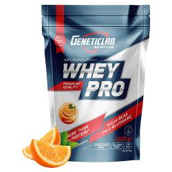 Протеин сывороточный Geneticlab Nutrition Whey Pro 100% апельсин 1000 г/33 порции - характеристики и отзывы покупателей.
