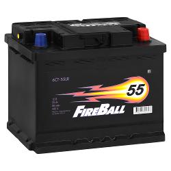 Аккумуляторная FireBall 6СТ-55LR - характеристики и отзывы покупателей.