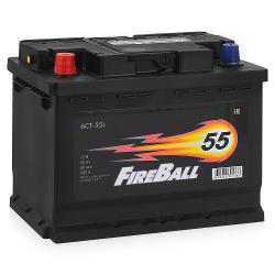 Аккумулятор FireBall 6СТ-55N - характеристики и отзывы покупателей.