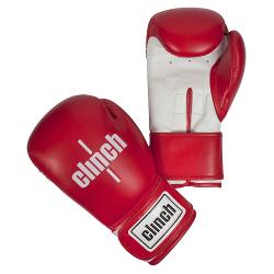 Перчатки боксерские Clinch Fight красно-белые - характеристики и отзывы покупателей.