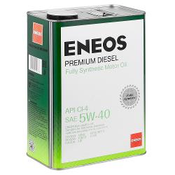 Моторное масло ENEOS Premium Diesel 5W-40 Cl-4 - характеристики и отзывы покупателей.