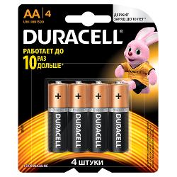 Батарейки AA 4шт - характеристики и отзывы покупателей.