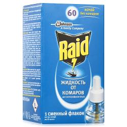 Жидкость для фумигатора Raid 60 ночей - характеристики и отзывы покупателей.