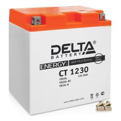 Аккумулятор Delta CT 1230 12V 30а/ч AGM - характеристики и отзывы покупателей.