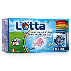 Таблетки для стирки Lotta для цветного белья - характеристики и отзывы покупателей.