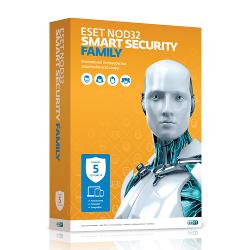 Антивирус ESET NOD32 Smart Security Family на 1 год на 5 устройств - характеристики и отзывы покупателей.