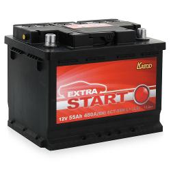 Аккумулятор Extra Start 6СТ-55N L+ - характеристики и отзывы покупателей.