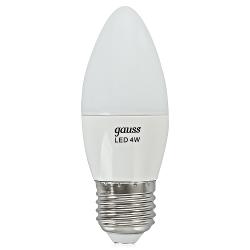 Лампа светодиодная Gauss LED Candle 4W E27 2700K - характеристики и отзывы покупателей.