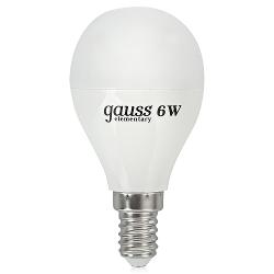 Лампа светодиодная Gauss LED Elementary Globe 6W E14 4100K - характеристики и отзывы покупателей.