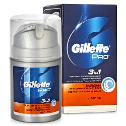 Бальзам после бритья Gillette Pro 3в1 Мгновенное увлажнение - характеристики и отзывы покупателей.