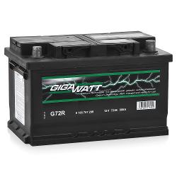 Аккумулятор GIGAWATT G72R 572 409 068 - 72 Ач - характеристики и отзывы покупателей.