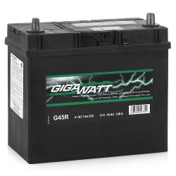 Аккумулятор GIGAWATT G45R 545 155 033 - 45Ач - характеристики и отзывы покупателей.