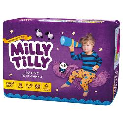 Подгузники ночные Milly Tilly 5 - характеристики и отзывы покупателей.