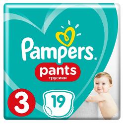 Трусики-подгузники Pampers Pants 3 - характеристики и отзывы покупателей.