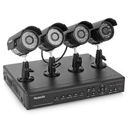 Комплект видеонаблюдения/видеозаписи Falcon Eye FE-004H 