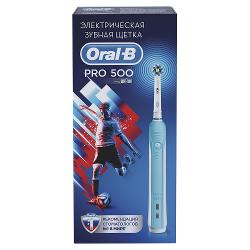 Электрическая зубная щетка Oral-B PRO 500 - характеристики и отзывы покупателей.