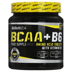 Аминокислоты BCAA+B6 BioTech 340 таб - характеристики и отзывы покупателей.