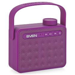 Портативная колонка SVEN PS-72 фиолетовая - характеристики и отзывы покупателей.