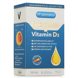 Куркумин и витамин Д3 VPLAB Curcumine & Vitamin D3 / 60 капсул - характеристики и отзывы покупателей.