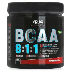 Аминокислоты VPLAB BCAA 8:1:1 / 300 гр / малина - характеристики и отзывы покупателей.