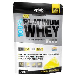 Протеин VPLAB 100% Platinum Whey / 750 гр / лимонный чизкейк - характеристики и отзывы покупателей.