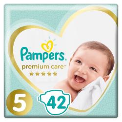 Подгузники Pampers Premium Care 5 - характеристики и отзывы покупателей.