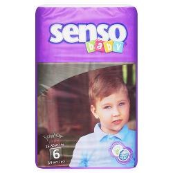 Подгузники Senso Baby junior extra В6 - характеристики и отзывы покупателей.