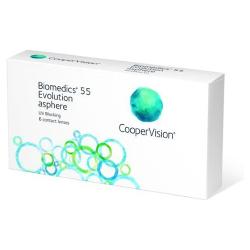 Контактные линзы Cooper Vision Biomedics 55 Evolution - характеристики и отзывы покупателей.