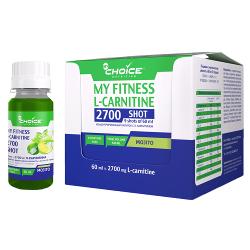 Напиток MyChoice My Fitness L-Carnitine 2700 Shot мохито 540г - характеристики и отзывы покупателей.