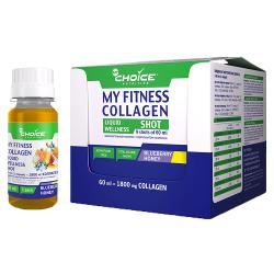 Напиток MyChoice My Fitness Collagen Liquid Wellness Shot черника-мёд 540г - характеристики и отзывы покупателей.