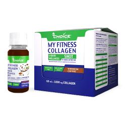 Напиток MyChoice My Fitness Collagen Liquid Wellness Shot кофе по-венски 540г - характеристики и отзывы покупателей.