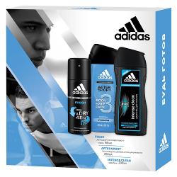 Набор для тела Adidas Fresh спрей - характеристики и отзывы покупателей.