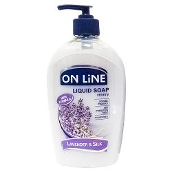 Жидкое мыло On Line Лаванда и шелк - характеристики и отзывы покупателей.
