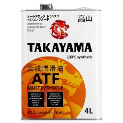 Трансмиссионная жидкость Takayama ATF Multiveсhicle - характеристики и отзывы покупателей.
