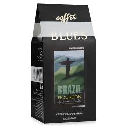 Кофе молотый Блюз Бразилия БУРБОН обж №1 - характеристики и отзывы покупателей.