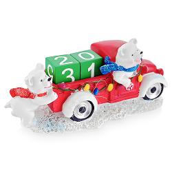 Календарь новогодний Северный мишка на машине - характеристики и отзывы покупателей.