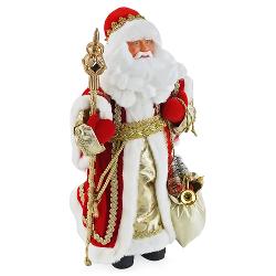 Новогодняя фигурка Дед Мороз в красном костюме - характеристики и отзывы покупателей.