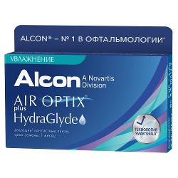 Контактные линзы Alcon Air Optix Plus HydraGlyde - характеристики и отзывы покупателей.