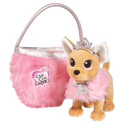 Плюшевая собачка Chi-Chi love Simba Принцесса с пушистой сумкой - характеристики и отзывы покупателей.
