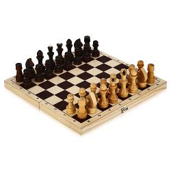 Шахматы обиходные лакированные с доской - характеристики и отзывы покупателей.