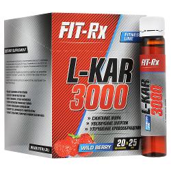 Карнитин Fit-Rx L-KAR 3000 20 амп*25 мл - характеристики и отзывы покупателей.