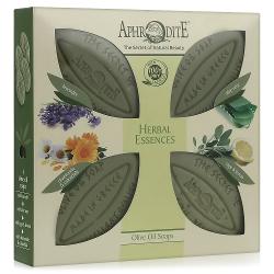 Мыло кусковое оливковое Aphrodite Ароматные травы 4*85 гр - характеристики и отзывы покупателей.