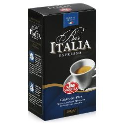 Кофе молотый SAQUELLA BAR ITALIA GRAN GUSTO - характеристики и отзывы покупателей.
